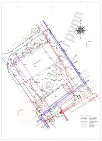 Геоподоснова застроенной территории. г.Химки, Мельникова пр-т, 1,12 га