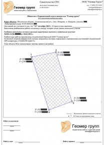 Вынос границ в натуру. Солнечногорск, п.Поварово, 4 точки