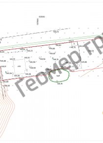 Топографическая съемка частного участка, д. Подтеребово, 18 соток